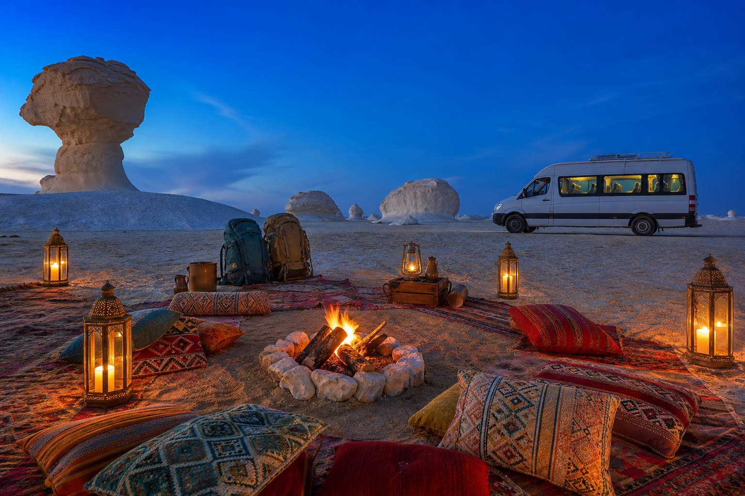 Tirhal gathering in the White Desert